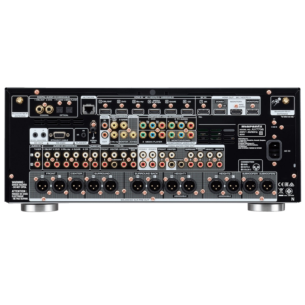 Marantz AV7706 11.2 Channel AV Processor / Pre-Amplifier - Image 5